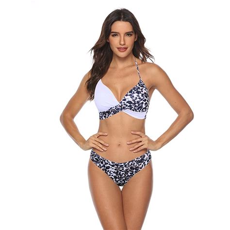 Conjunto de Bikini para mujer traje de baño con sujetador acolchado y