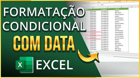 Formata O Condicional Data No Excel Forma Pr Tica Passo A Hot