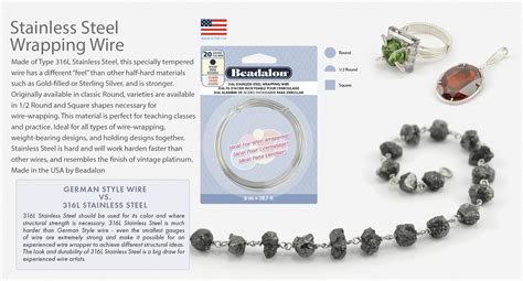 Beadalon - Stainless Steel Wrapping Wire