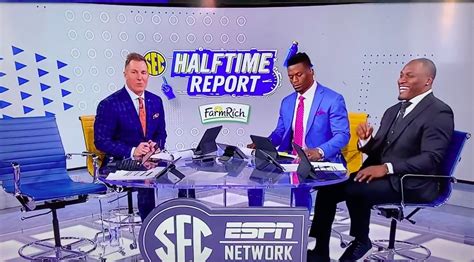 SEC Network set gets heated during Florida-Vanderbilt halftime show