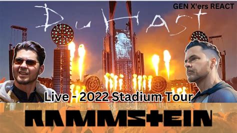 GEN X Ers REACT Rammstein Du Hast Live 2022 Stadium Tour YouTube