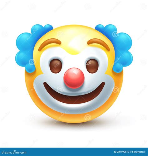 Cara Sonriente Payaso Circo Emoji Buf N Nariz Dibujos Animados The