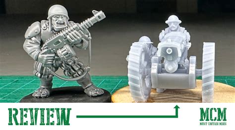 Awesome 3D Printed British Bulldogs Heavy Weapons Team by Wargames ...