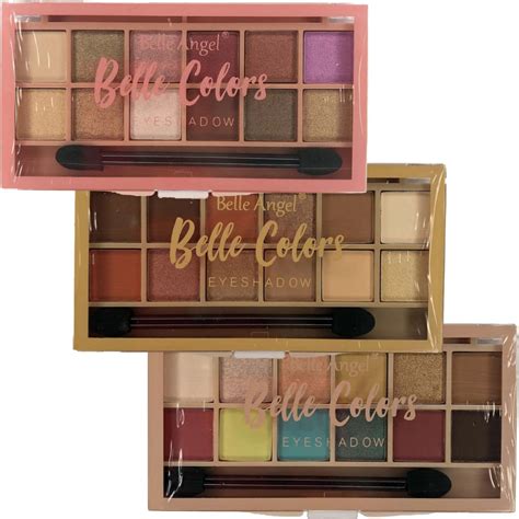 Paleta De Sombra Belle Colors Eyeshadow 12 Cores Belle Angel Shopee