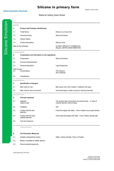 Global Speciality Chemicals