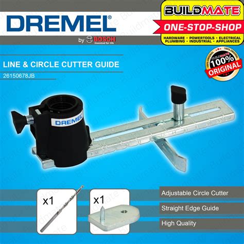 DREMEL ORIGINAL Circle Cutter And Straight Edge Guide 26150678JB