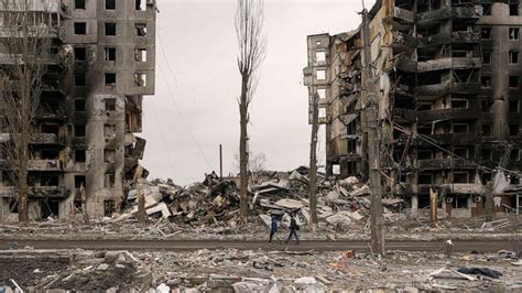 Images Show Destruction Left In Ukraine Town Of Borodyanka After