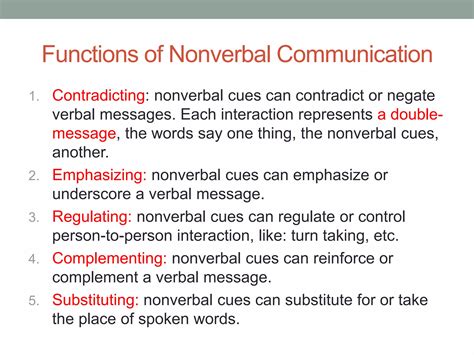 Nonverbal Communication | PPTX