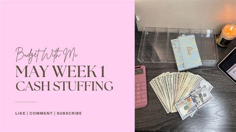 Im Back Cash Stuffing May Week 1 Pay Etsy Income Sinking Funds Stuffing Savings