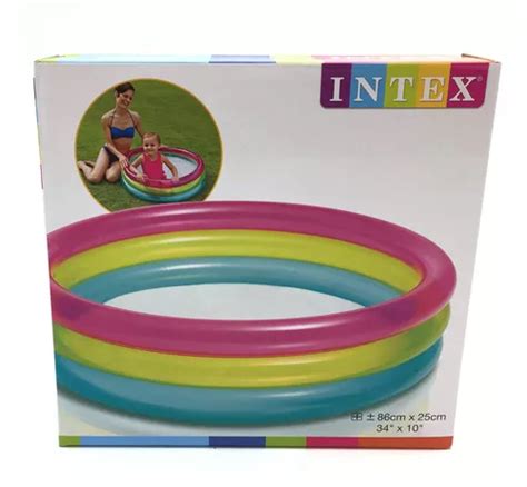 Piscina Inflable Intex Tres Aros Litros Cuotas Sin Inter S