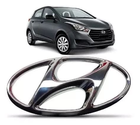 Emblema Hyundai Grade Hb Cromado Parcelamento Sem Juros