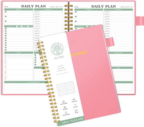 Amazon Daily Planner Undated Daily Schedule Planner Alltree