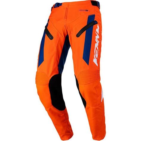 Pantalon Cross Titanium Kenny Orange Bleu Moto Axxe Fr Pantalon Cross