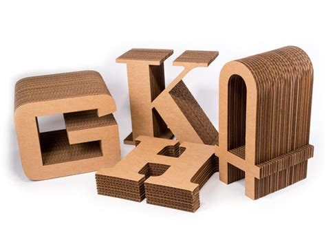 Thick Cardboard Letters Trade Show Letters Cardboard Letters