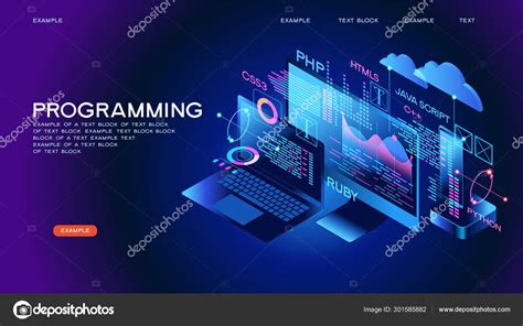 Programming Web Banner Stock Vector Image By ©vladgrin 301585882