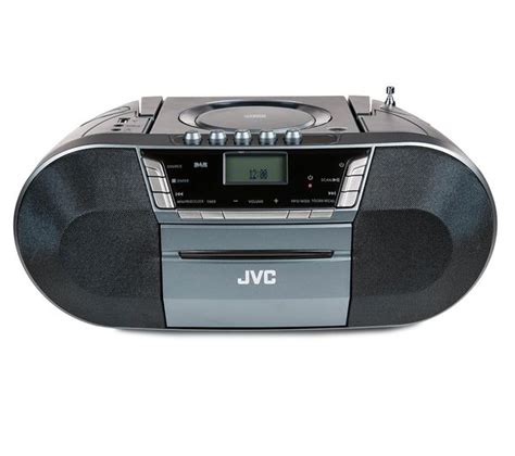 Buy Jvc Rc D327b Dabfm Bluetooth Boombox Grey Free Delivery Currys