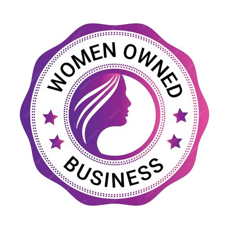 Premium Vector Women Owned Business Badges Design