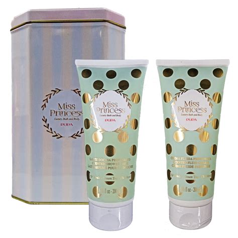 Cofanetto Di Latta PUPA Miss Princess Crema Fluida 200ml Latte Doccia