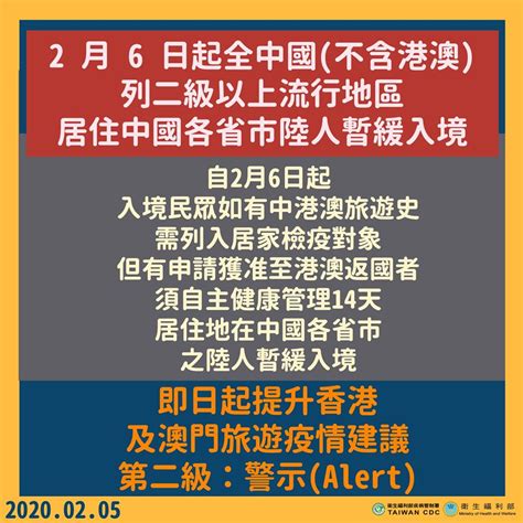 武漢肺炎／全中國皆為疫區 中港澳入境須居家檢疫14天 今健康