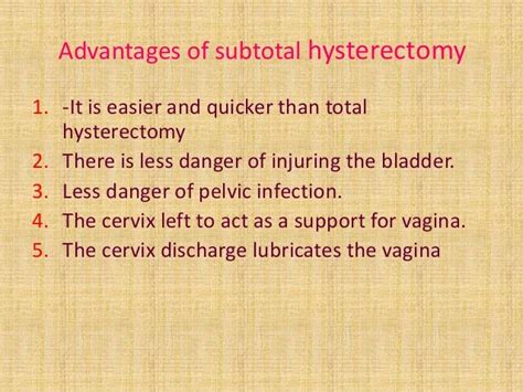 Hysterectomy