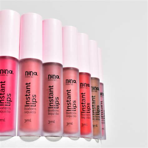 Batom Liquido Instant Lips Nina Shopee Brasil