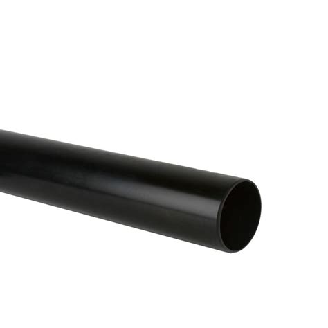 Waste Pipe Solvent Weld 3m Mupvc Pipe 32mm Black Drainage Superstore