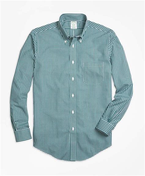 Brooks Brothers Non Iron Milano Fit Gingham Sport Shirt Sports Shirts