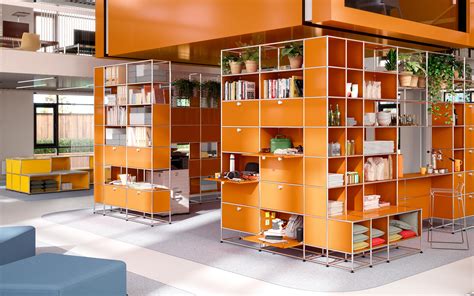 Usm Haller Storage Pure Orange Architonic