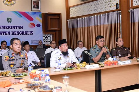 Pemkab Bengkalis Ikuti Rakor Penanggulangan Bencana Karhutla Bersama