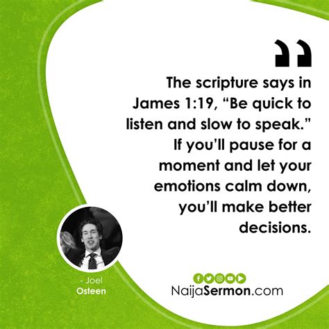 Quote Of The Day By Joel Osteen Naijasermons