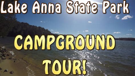 Lake Anna State Park Map