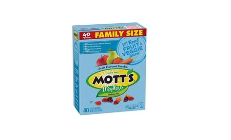 40 Pack Motts Medleys Fruit Flavored Snacks For 4 12 At Amazon With