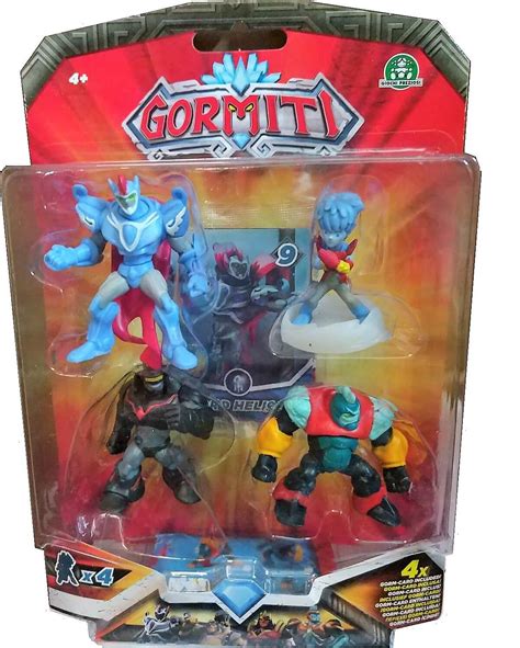 Gormiti Pack C 4 Minifiguras 5cm Giochi Preziosi GRM10000C Juguetes