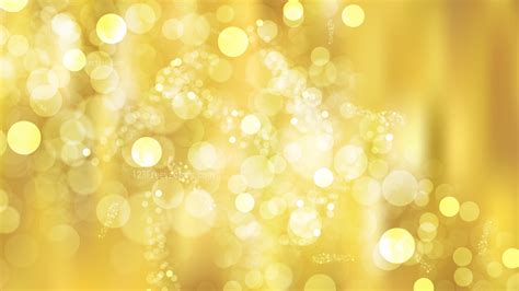 Gold Bokeh Lights Background