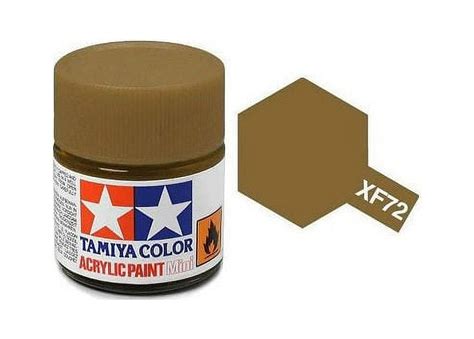 Tamiya 81772 Xf 72 Flat Jgsdf Brown Acrylic Paint 10ml