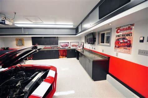 50 Garage Lighting Ideas For Men - Cool Ceiling Fixture Designs