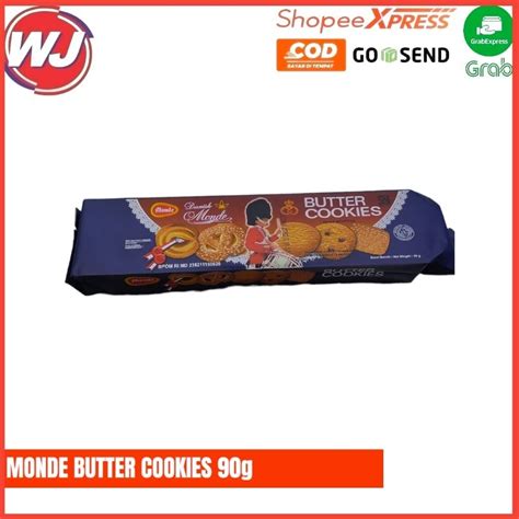 Jual Monde Butter Cookies G Shopee Indonesia