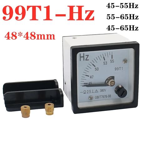 99t1 Hz Pointer Type Ac 100220v380v Analog Panel Frequency Meter Tester Gauge Hertz Indicator