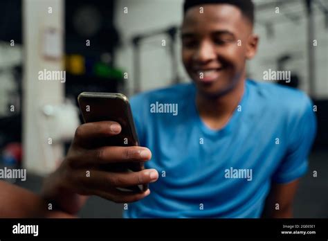 Man Scrolling On Phone Hi Res Stock Photography And Images Alamy