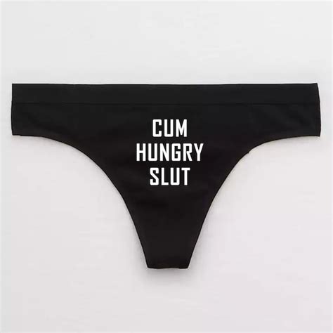 Cumslut Panties Etsy