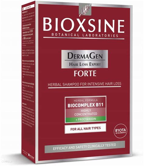 Bioxsine Dermagen Forte Szampon Przeciw Wypadaniu W Os W Ml Opinie