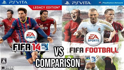 Fifa Vs Fifa Football Ps Vita Youtube