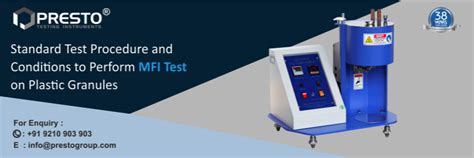 Procedure And Conditions MFI Test On Plastic Granules