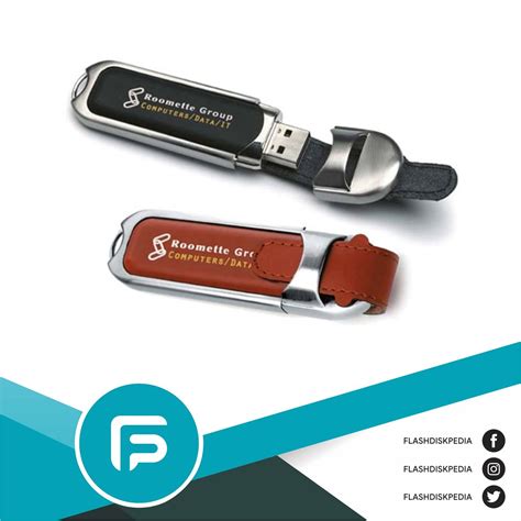 Souvenir Flashdisk Promosi Kulit Stick Usb Merchandise Souvenir