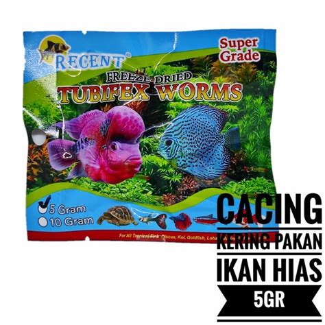 Jual Cacing Kering Makanan Ikan Cupang Kyoro 5 Gram Pakan Ikan Hias Shopee Indonesia