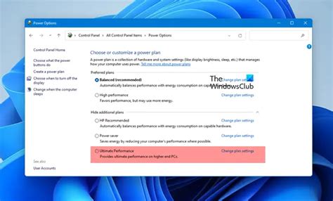 How To Enable Ultimate Performance Power Plan In Windows 11 10