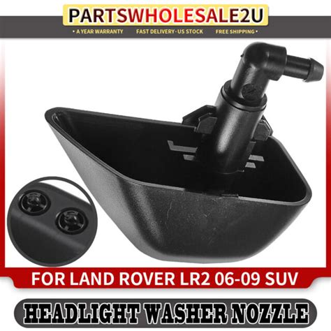 Left Headlight Washer Jet Spray Nozzle Sprayer For Land Rover LR2 08 13