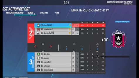 NEW MMR GLITCH MMR IN QUICK MATCH Rainbow Six Siege YouTube