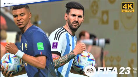 Fifa 23 Argentina Vs France Fifa World Cup 2022 Qatar Final Ps5™ 4k Youtube