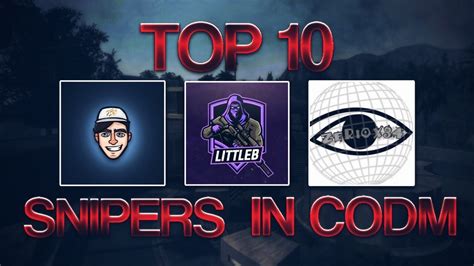 Top 10 Best Cod Mobile Sniper Players Youtube